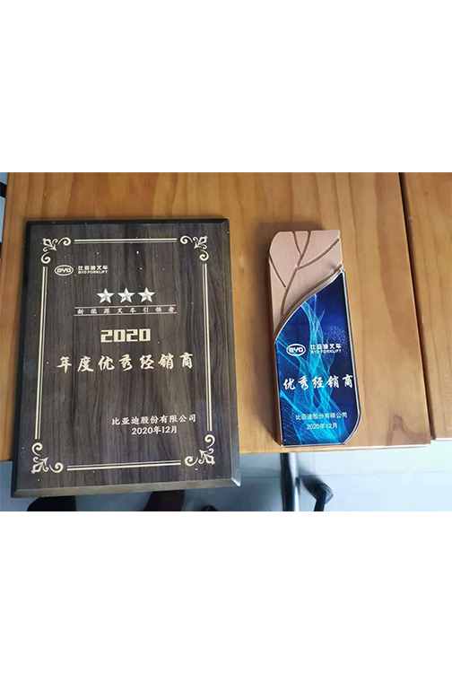 丹阳市比亚迪2020优秀经销商